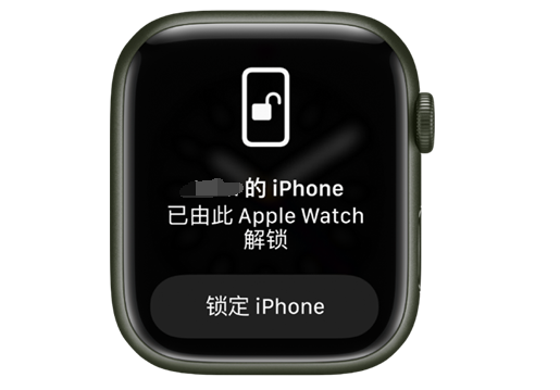 荔波苹果手机维修分享用 AppleWatch 解锁配备面容 ID 的 iPhone方法 