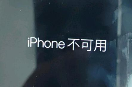 荔波苹果服务网点分享锁屏界面显示“iPhone 不可用”如何解决 