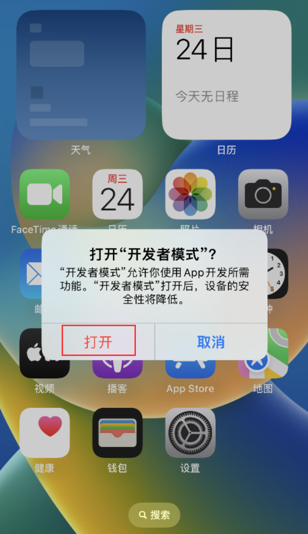 荔波苹果手机维修分享如何打开开发者模式 